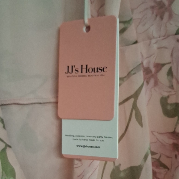 JJs House Pink Floral High Low Dress - Picture 3 of 4